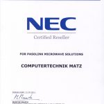 Zertifikat von NEC